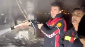 Osmaniye'de müstakil evde çıkan yangın söndürüldü