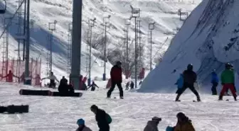 Palandöken'de kayak coşkusu