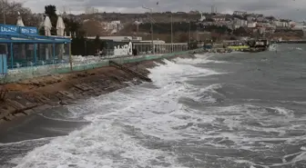 Tekirdağ'da lodos deniz ulaşımını olumsuz etkiliyor