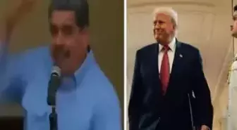 Trump işi şova döktü! Maduro ile başlayan video, baştan sona mesaj dolu