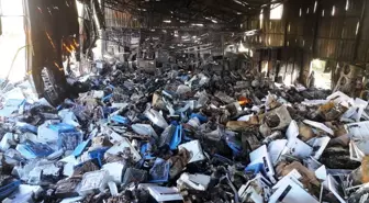 Alanya'da klima deposundaki yangının boyutu gün aydınlanınca ortaya çıktı