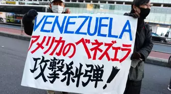 Albüm: Japonya'nın Başkenti Tokyo'da Venezuela'ya Destek Gösterisi Düzenlendi