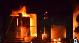 Antalya'da soğuk hava deposunda yangın