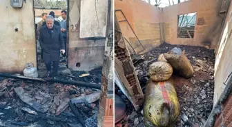 Bir yıllık emek dakikalar içinde yandı, 3 ton fındık kül oldu