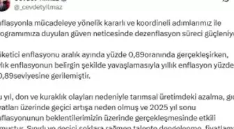 Cevdet Yılmaz: Dezenflasyon süreci güçleniyor