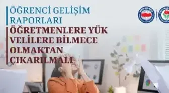 Eğitim-Bir-Sen: 'Öğrenci Gelişim Raporu' sadeleştirilmiş bir bildirim mekanizmasına dönüştürülmeli