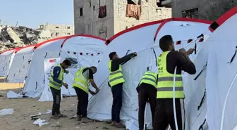 Hayrat Yardım'dan Gazze'de 300 Kişilik Çadır Kent