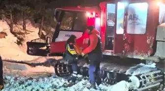 Kastamonu'da rahatsızlanan hastayı, AFAD ekipleri hastaneye ulaştırdı