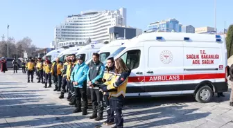 Kayseri'de 112 Acil Sağlık filosuna 12 ambulans eklendi