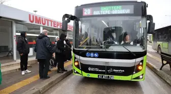 Kocaeli'de kadın otobüs şoförleri ulaşımda görev yapıyor