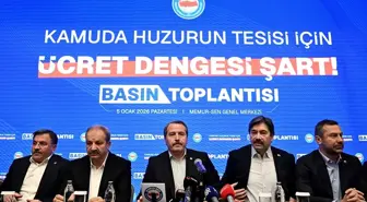 Memur-Sen Genel Başkanı Yalçın, basın toplantısı düzenledi Açıklaması