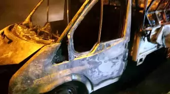 Osmaniye'de mandalina yüklü kamyonette çıkan yangın söndürüldü