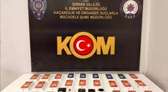 Şırnak'ta narkotik ve kaçakçılık operasyonu: 3 tutuklama