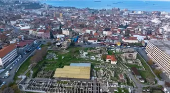 Smyrna'da kem gözlere karşı 'Süleyman düğümü' motifli mozaikli oda keşfedildi