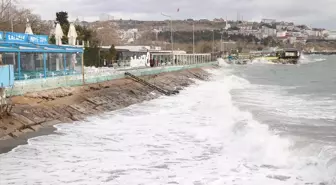 Tekirdağ'da lodos bir haftadır deniz ulaşımını olumsuz etkiliyor
