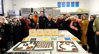 Tokat'ta koruma altındaki çocuklara çikolata yapım eğitimi verildi