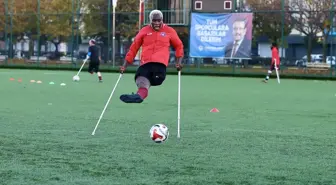 Trabzon Büyükşehir Belediyesi Ampute Futbol Takımı şampiyonluğa odaklandı