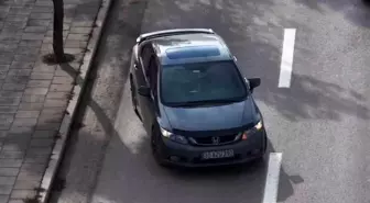 Trafik denetiminden kaçmak isteyen sürücü dronla tespit edildi: Para cezası uygulandı