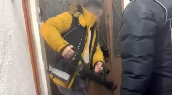 Uyuşturucudan aranan şahıs sığınakta yakalandı