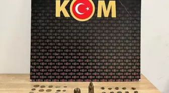 Afyonkarahisar'da tarihi eser operasyonunda 2 şüpheli yakalandı