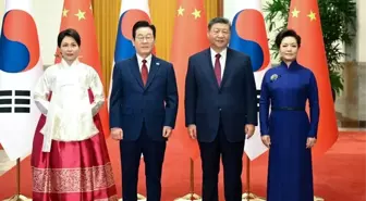 Albüm: Çin Cumhurbaşkanı Xi, Güney Kore Devlet Başkanı Lee ile Görüştü