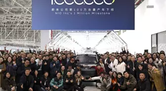 Albüm: Çinli Elektrikli Otomobil Üreticisi Nıo'nun 1 Milyonuncu Aracı Üretim Bandından İndi