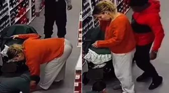 Çocuğunun yanında anneye iğrenç hareket