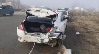 Çubuk'ta zincirleme trafik kazalarında 5 kişi yaralandı