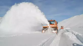 Kar nedeniyle kapanan Muş-Kulp yolunun ulaşıma açılması için çalışmalar sürüyor