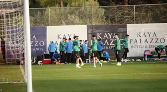 Konyaspor, Antalya'da hazırlıklarına devam ediyor