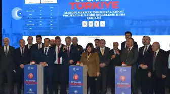 Mardin'de 5 Bin 357 Konut İçin Kura Çekimi Yapıldı