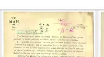MİT, İngiliz ajan 'Arabistanlı Lawrence' ile ilgili belgeyi paylaştı