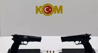 Samsun'da aracın yedek lastiğine gizlenen silah ele geçirildi