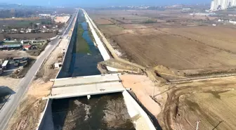Tokat'ta Yeşilırmak Nehri 3. kısım inşaatında betonarme köprü imalatları tamamlandı