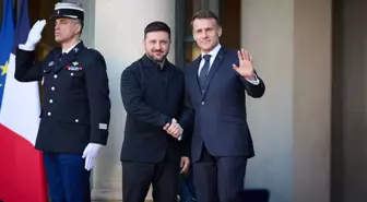 Zelenskiy, Macron ile görüştü