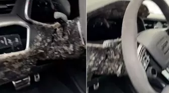 Arabada sakın bırakmayın! Dondu, patladı aracın içini perişan etti