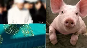 'Babamın hayrına' deyip cami önünde 3 bin kişiye domuz eti yedirdi