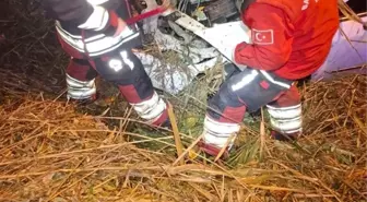 Balıkesir'de otomobilin şarampol devrilmesi sonucu iki kişi yaralandı