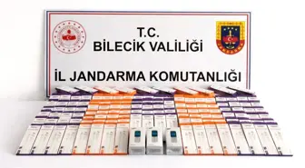 Bilecik'te kaçakçılık operasyonu