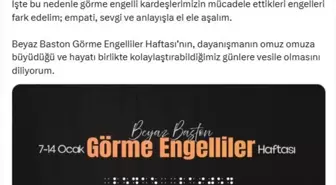 Emine Erdoğan'dan Görme Engelliler Haftası Paylaşımı