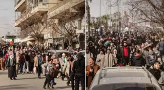 Görüntü Türkiye'nin yanı başından! Sivil halk 2 mahalleyi terk etmeye başladı