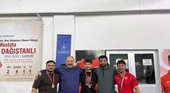 Güreş il seçmelerinde Asarcık ilçesinden 3 sporcu birinci oldu