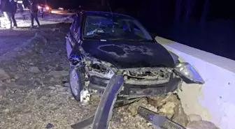 Hisarcık'ta otomobil ile motosiklete çarpıştı: 2 yaralı