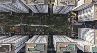 İstanbul'un gökdelen mezarlıkları Esenyurt'ta havadan görüntülendi