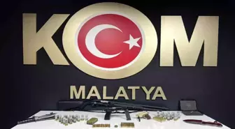 Malatya'da kaçak silah operasyonu: 4 gözaltı