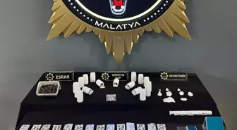Malatya'da zehir tacirlerine büyük darbe: 13 tutuklama