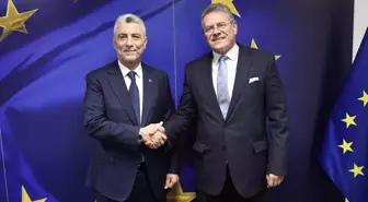 Ticaret Bakanı Ömer Bolat, AB Ticaret ve Ekonomik Güvenlik Komiseri ile Brüksel'de görüştü