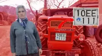 Traktörünün plakası başına bela oldu! Ceza üstüne ceza yağıyor
