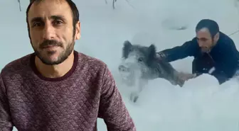 Yaban domuzunu çıplak elle yakalayan adam: Kimseye tavsiye etmem