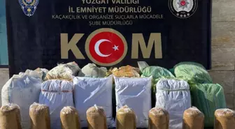 Yozgat'ta 650 kilo tütün ele geçirildi